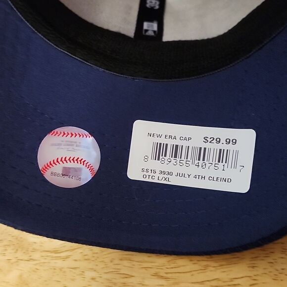 New Era 39Thirty Cleveland Indians Hat New - Picture 7 of 7